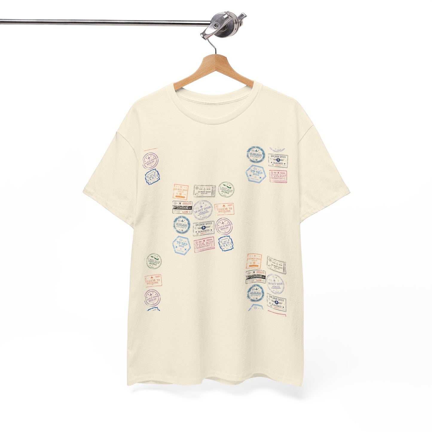 Global Passport - Unisex Softstyle Tee: Stamp Your Journey