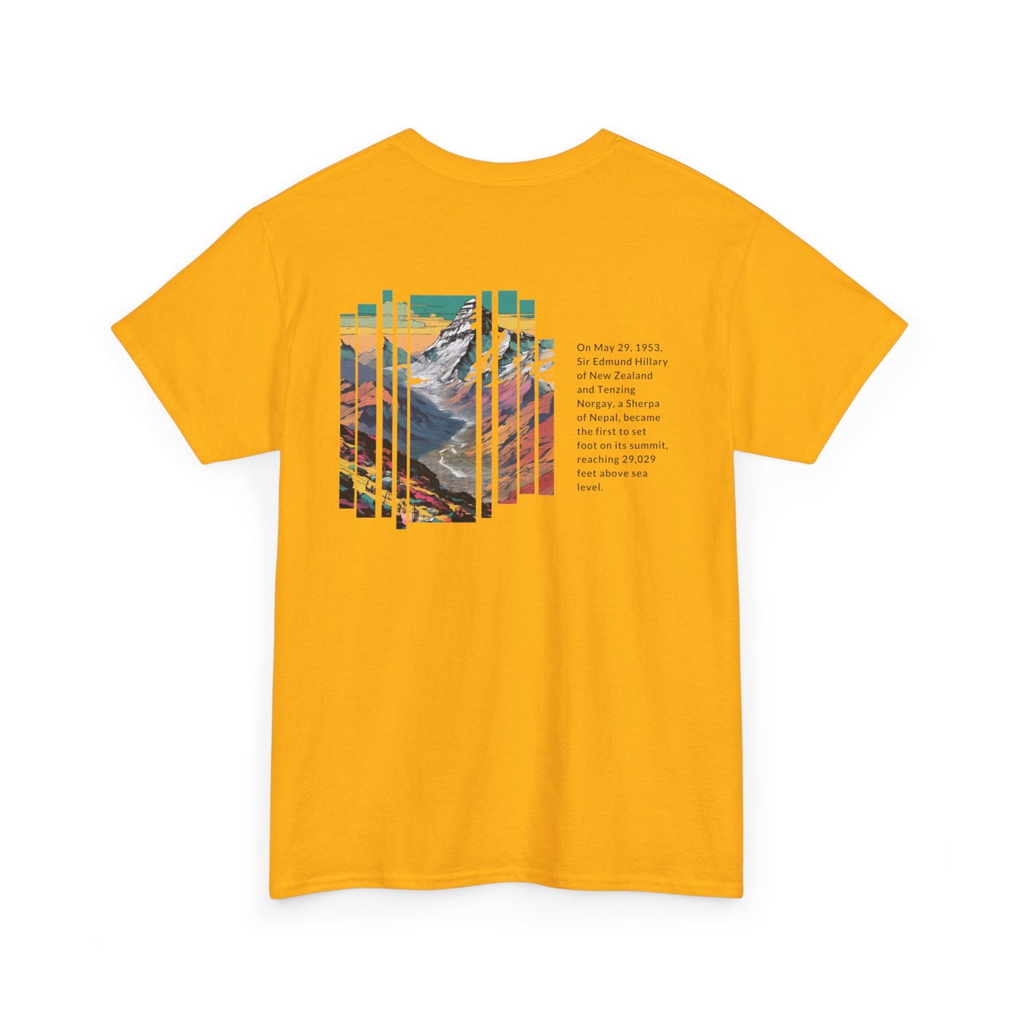 Mount Everest: First Summit Unisex Tribute Tee