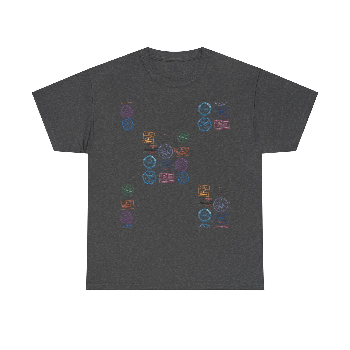Global Passport - Unisex Softstyle Tee: Stamp Your Journey