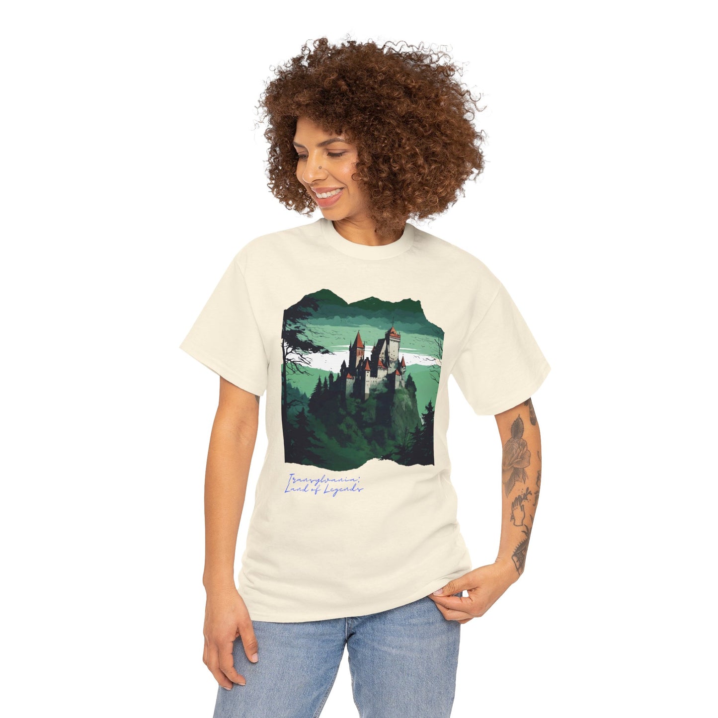 Transylvania: Echoes of Myth - Unisex Heavy Cotton Tee