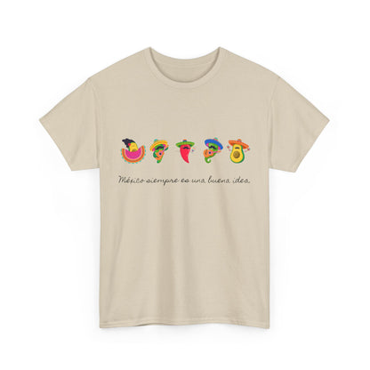 Mexico Vibes - Unisex Softstyle Tee: Cultural Celebration