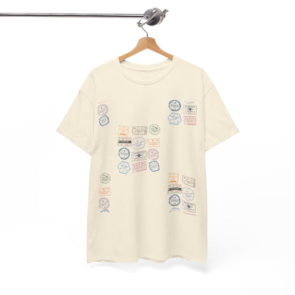 Global Passport - Unisex Softstyle Tee: Stamp Your Journey