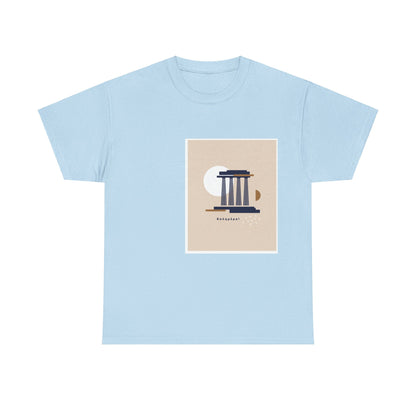 Athenian Legacy - Unisex Heavy Cotton Tee: Timeless Elegance