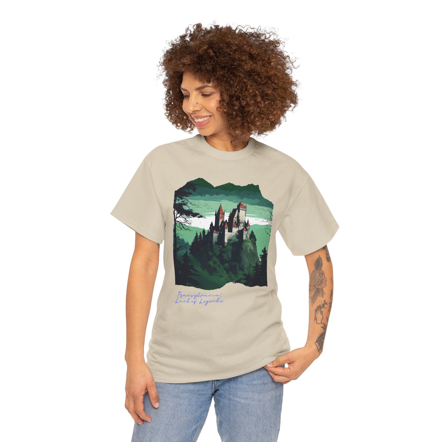 Transylvania: Echoes of Myth - Unisex Heavy Cotton Tee