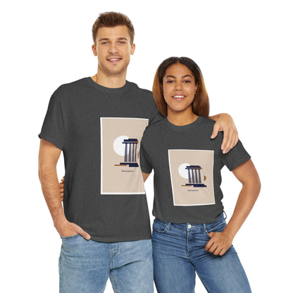 Athenian Legacy - Unisex Heavy Cotton Tee: Timeless Elegance