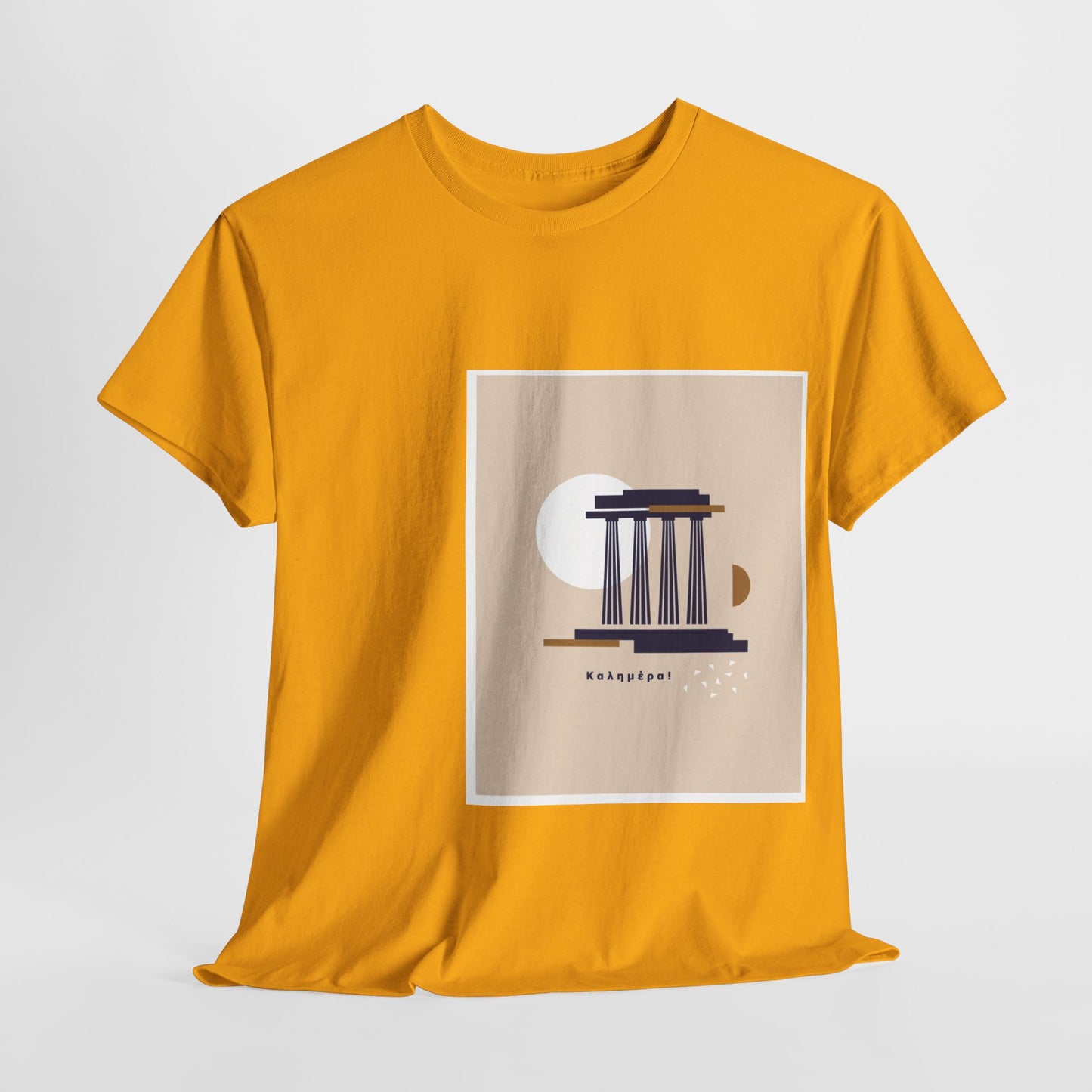 Athenian Legacy - Unisex Heavy Cotton Tee: Timeless Elegance