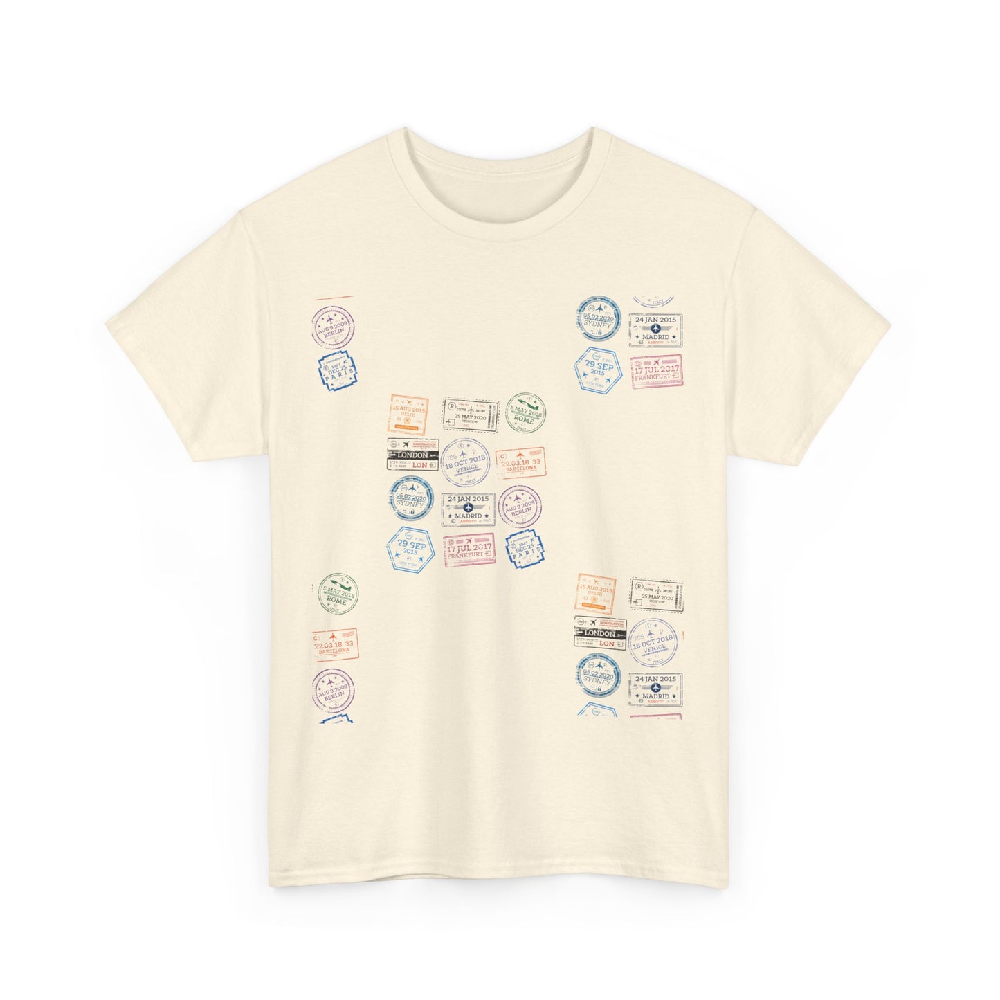 Global Passport - Unisex Softstyle Tee: Stamp Your Journey