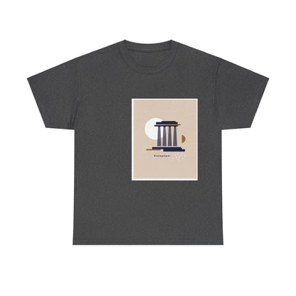 Athenian Legacy - Unisex Heavy Cotton Tee: Timeless Elegance