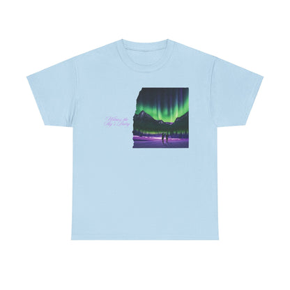 Aurora Borealis: Dance of Lights - Unisex Heavy Cotton Tee