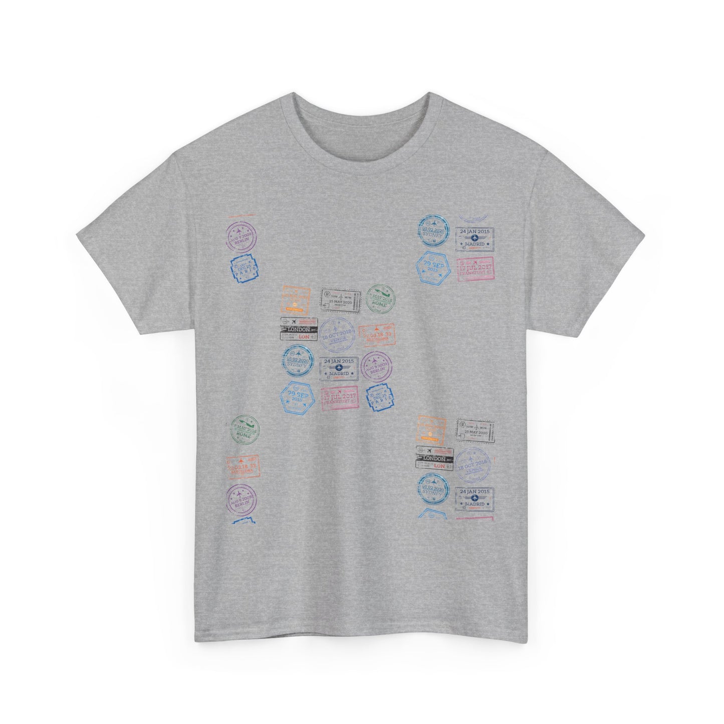 Global Passport - Unisex Softstyle Tee: Stamp Your Journey