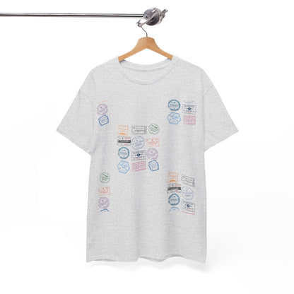 Global Passport - Unisex Softstyle Tee: Stamp Your Journey