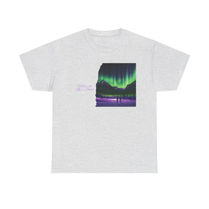 Aurora Borealis: Dance of Lights - Unisex Heavy Cotton Tee