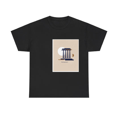 Athenian Legacy - Unisex Heavy Cotton Tee: Timeless Elegance