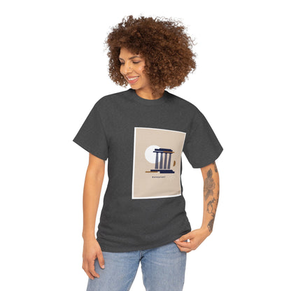 Athenian Legacy - Unisex Heavy Cotton Tee: Timeless Elegance