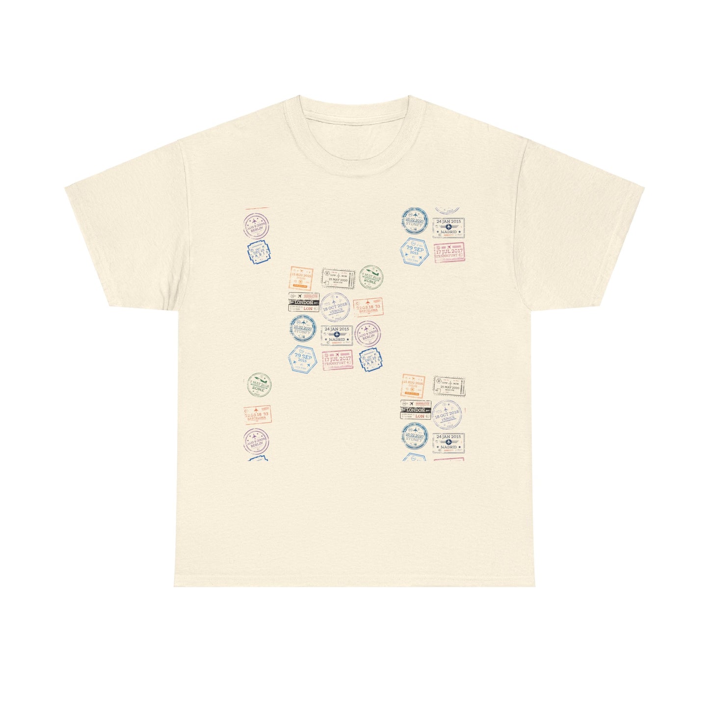 Global Passport - Unisex Softstyle Tee: Stamp Your Journey