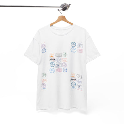 Global Passport - Unisex Softstyle Tee: Stamp Your Journey