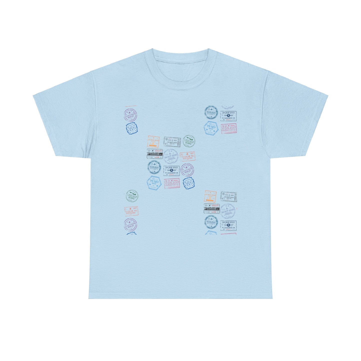 Global Passport - Unisex Softstyle Tee: Stamp Your Journey