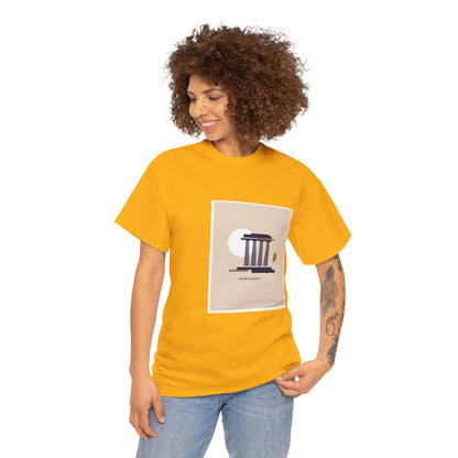 Athenian Legacy - Unisex Heavy Cotton Tee: Timeless Elegance