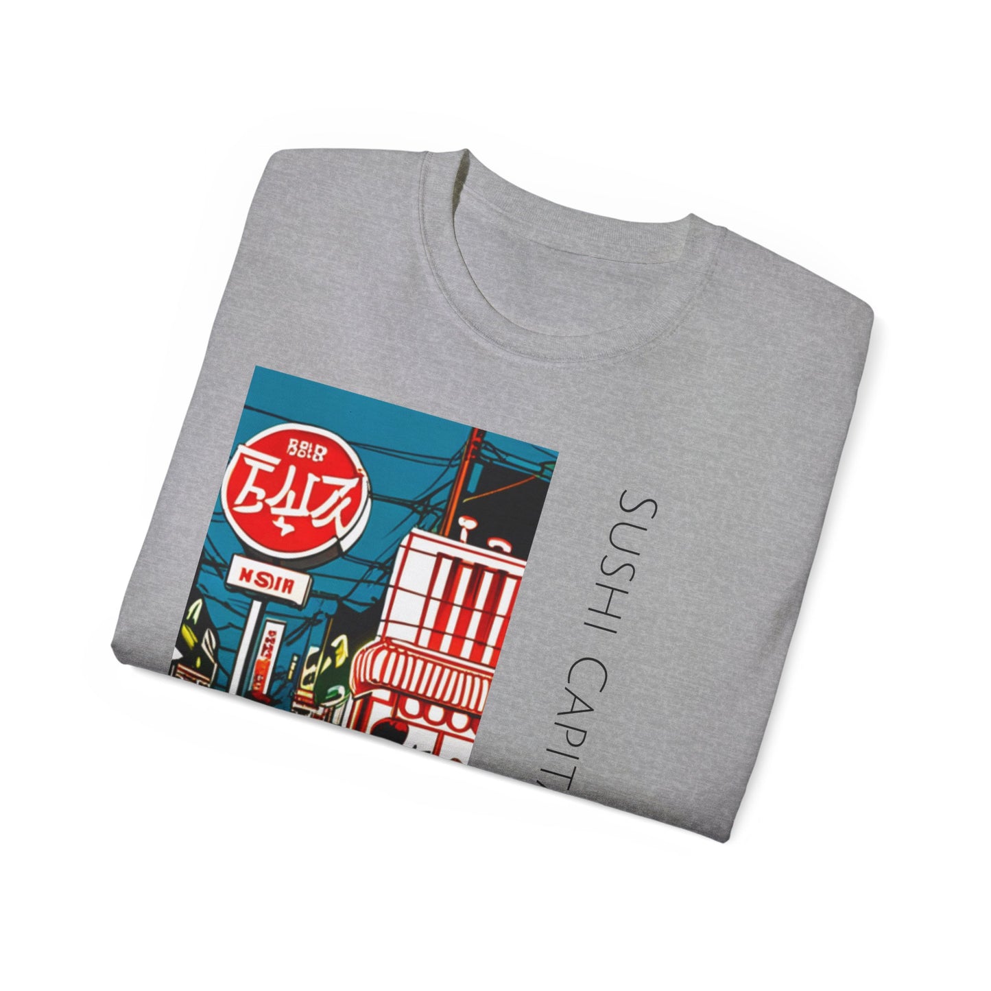 Tokyo Sushi Capital - Unisex Softstyle Tee: Urban Flavors