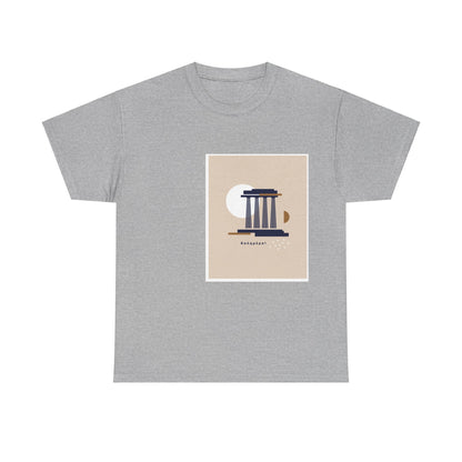 Athenian Legacy - Unisex Heavy Cotton Tee: Timeless Elegance