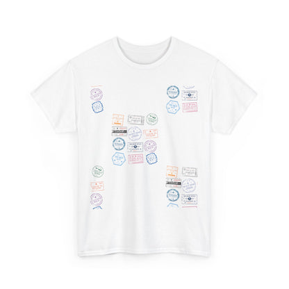 Global Passport - Unisex Softstyle Tee: Stamp Your Journey