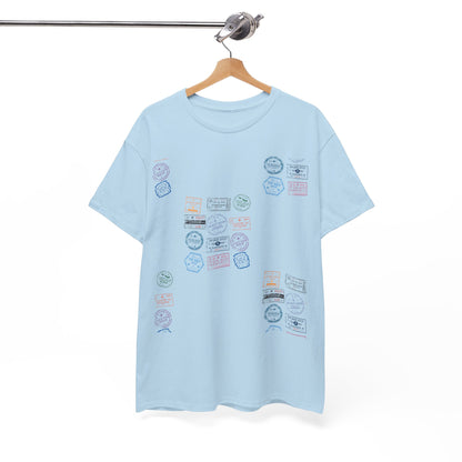 Global Passport - Unisex Softstyle Tee: Stamp Your Journey