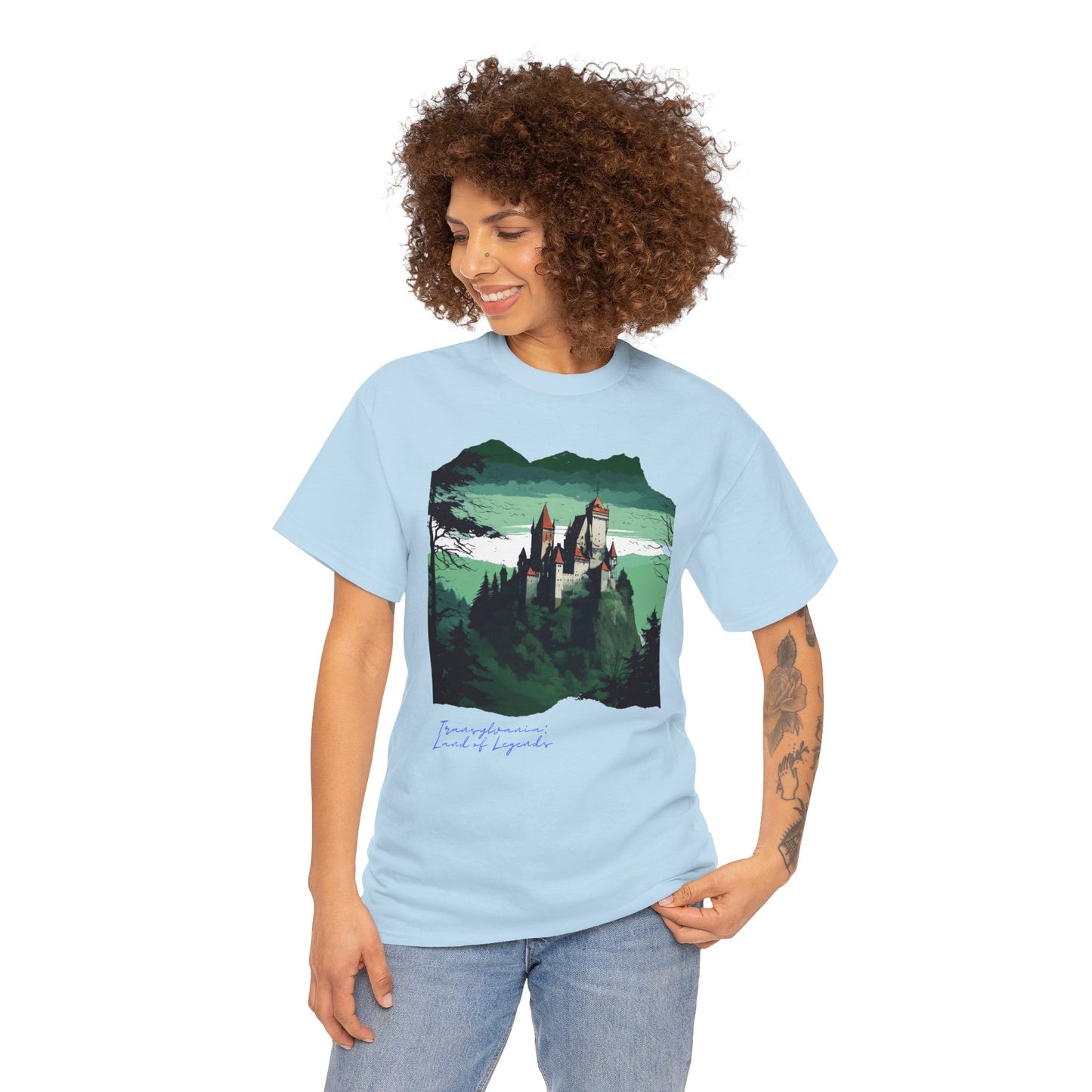 Transylvania: Echoes of Myth - Unisex Heavy Cotton Tee