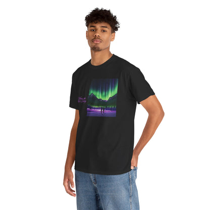 Aurora Borealis: Dance of Lights - Unisex Heavy Cotton Tee