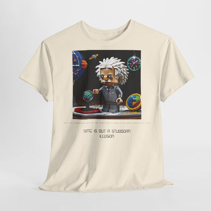 De stof van de kosmos: Einstein &amp; Relativiteit unisex zwaar katoenen T-shirt