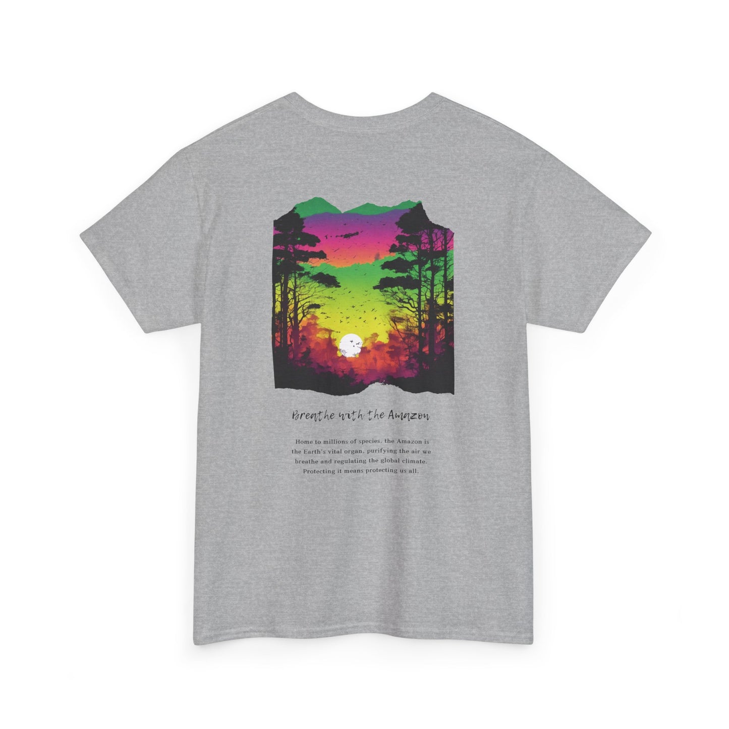 Breathe with the Amazon - Unisex Heavy Cotton Tee