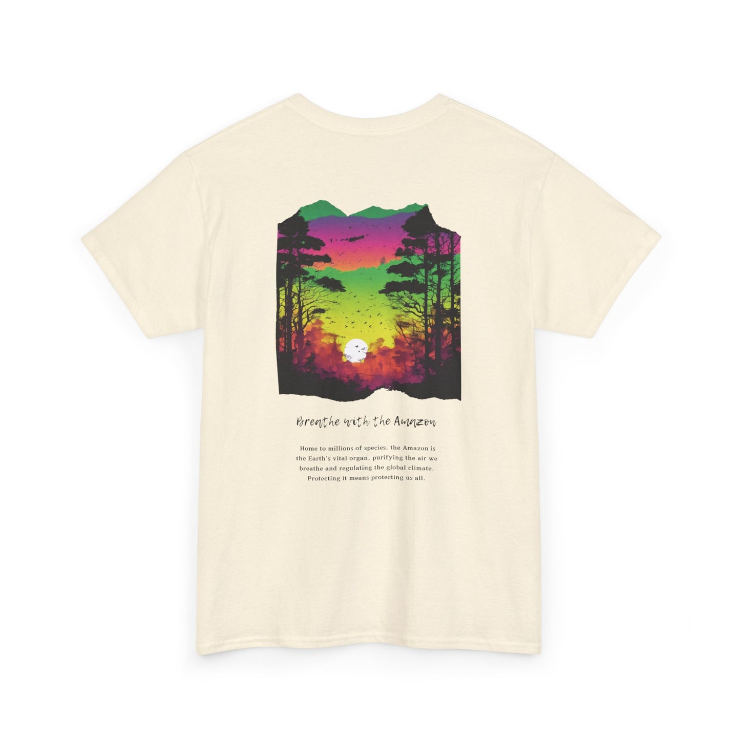 Breathe with the Amazon - Unisex Heavy Cotton Tee