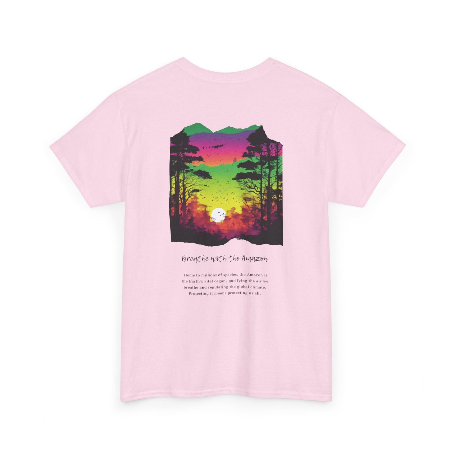 Breathe with the Amazon - Unisex Heavy Cotton Tee