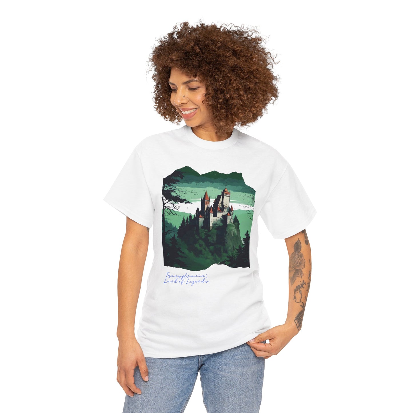 Transylvania: Echoes of Myth - Unisex Heavy Cotton Tee