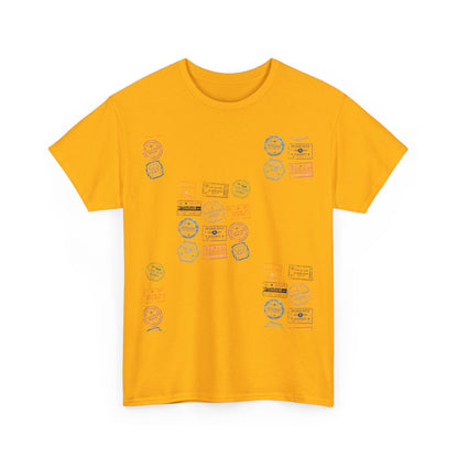 Global Passport - Unisex Softstyle Tee: Stamp Your Journey