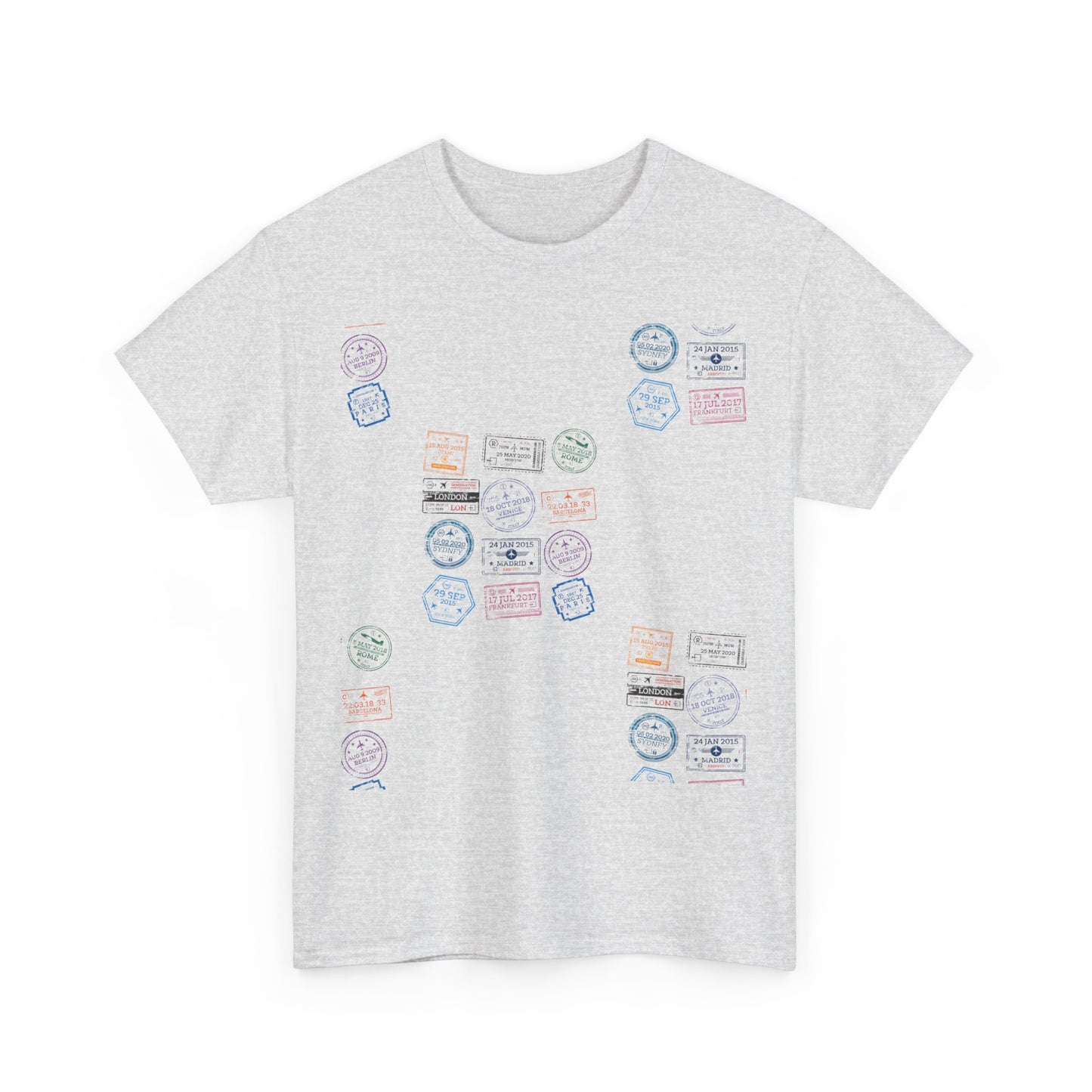 Global Passport - Unisex Softstyle Tee: Stamp Your Journey