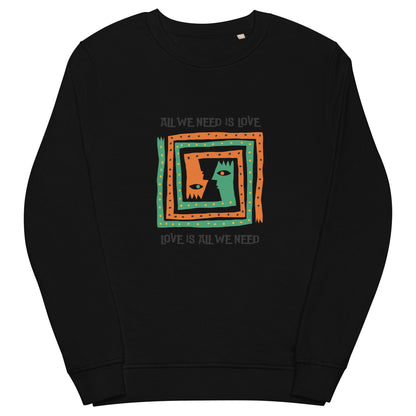 Love Connection Unisex organic sweatshirt