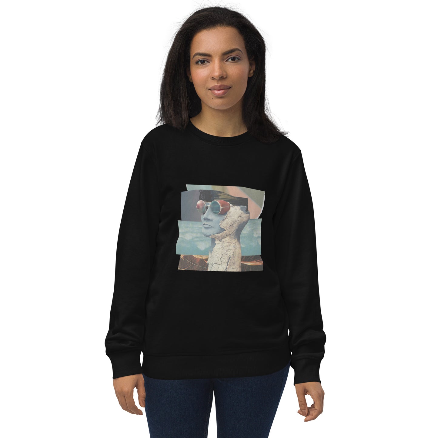 Fragmented Reality Unisex organic sweatshirt