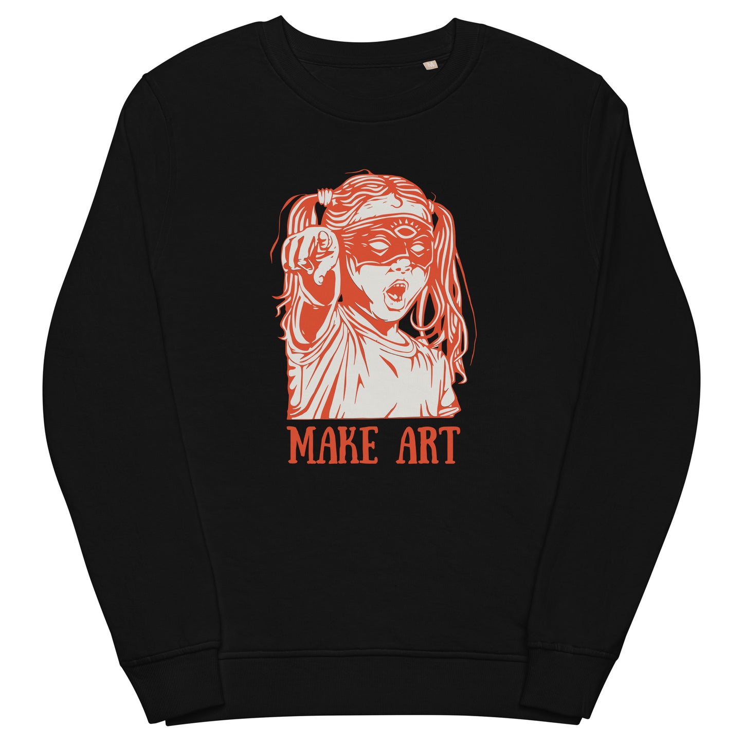 Make Art Unisex organic sweatshirt