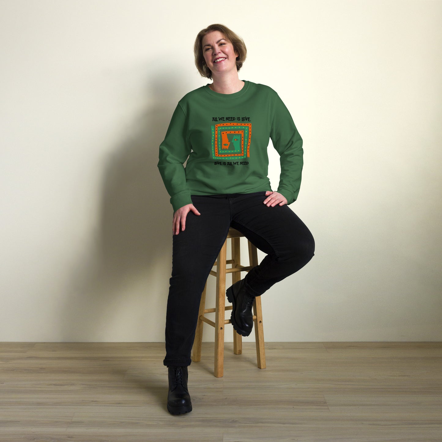 Love Connection Unisex organic sweatshirt