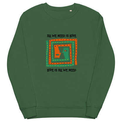 Love Connection Unisex organic sweatshirt