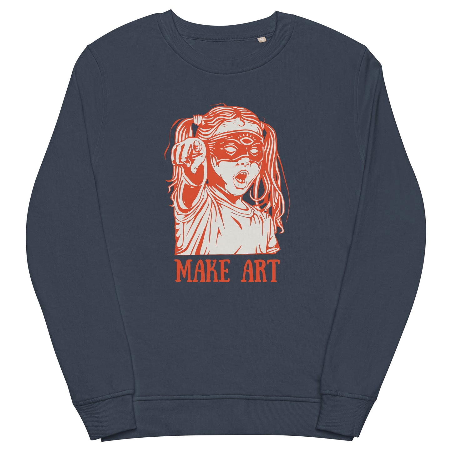 Make Art Unisex organic sweatshirt