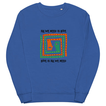 Love Connection Unisex organic sweatshirt