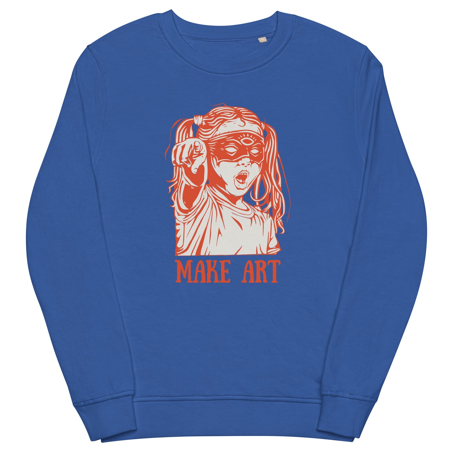 Make Art Unisex organic sweatshirt