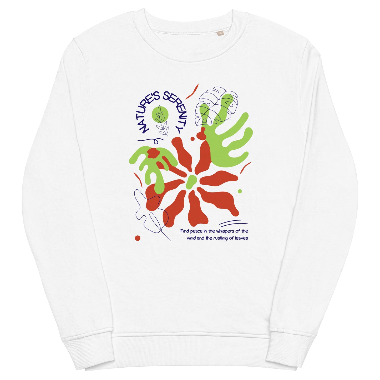 Nature's Serenity Unisex organic sweatshirt