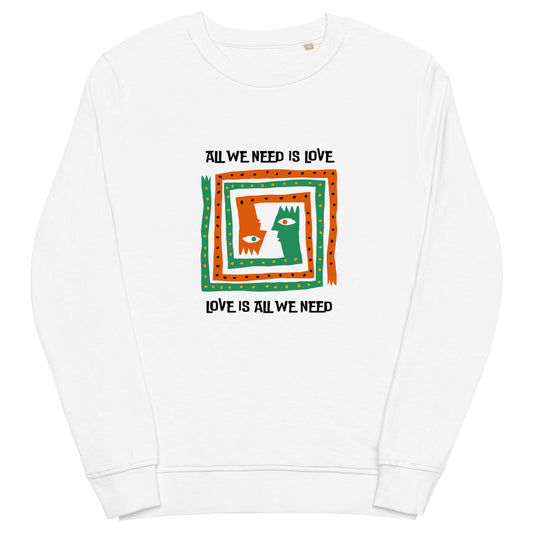 Love Connection Unisex organic sweatshirt