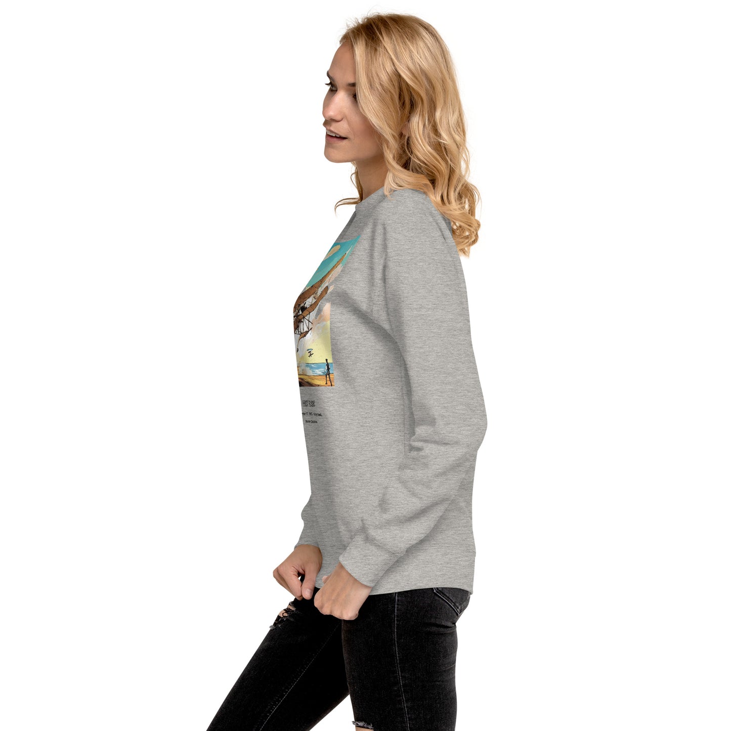 First Human Flight: Wright Brothers' Triumph Unisex Sweatshirt