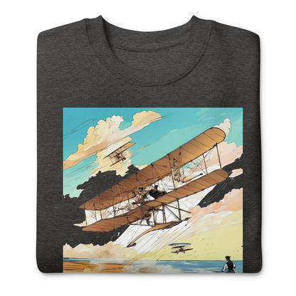 First Human Flight: Wright Brothers' Triumph Unisex Sweatshirt