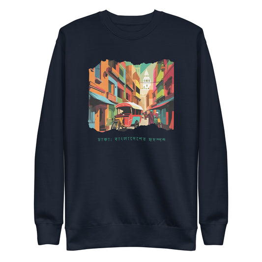 Dhaka:Heartbeat of Bangladesh Unisex Sweatshirt