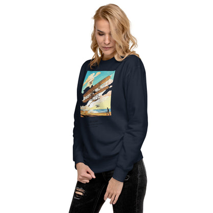 First Human Flight: Wright Brothers' Triumph Unisex Sweatshirt