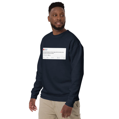 Robots Writing Poetry Unisex Sweatshirt